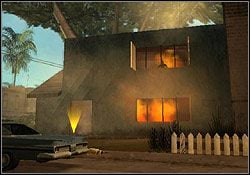 Złap okno w celownik, a następnie przytrzymując dłużej przycisk pada weź odpowiedni zamach ręki z płonącą butelką - GTA San Andreas: Tenpenny (G) - Los Santos, solucja, opis przejścia - GTA San Andreas - poradnik do gry
