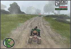 Dynamiczny pościg wiedzie przez Blueberry, Montgomery, Palomino Creek, aż do granic Los Santos - GTA San Andreas: Catalina (C) - Red County, solucja, opis przejścia - GTA San Andreas - poradnik do gry