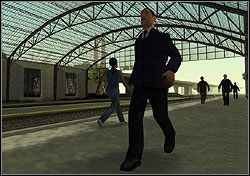Musisz go jakoś złapać, więc pędź jak najprędzej na docelową stację pociągu - Market Station - GTA San Andreas: Tenpenny (G) - San Fierro, solucja, opis przejścia - GTA San Andreas - poradnik do gry
