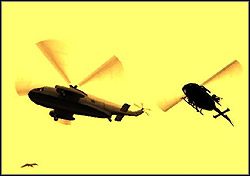 Będąc już na miejscu ujrzysz na niebie śmigłowiec transportowy, zmierzający w twoją stronę - GTA San Andreas: Toreno (T) - Tierra Robada, solucja, opis przejścia - GTA San Andreas - poradnik do gry