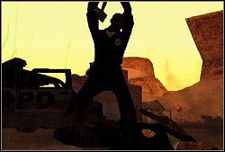 W zabudowaniach na bezdrożach przekazujesz gliniarzom akta z FBI - GTA San Andreas: Tenpenny (G) - Las Venturas, solucja, opis przejścia - GTA San Andreas - poradnik do gry