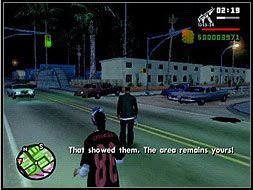 Tak jak ty atakujesz obce terytoria, tak obce gangi atakują obszary zajęte przez ciebie - GTA San Andreas: Wojny gangów (Gang Wars) - solucja, opis przejścia - GTA San Andreas - poradnik do gry