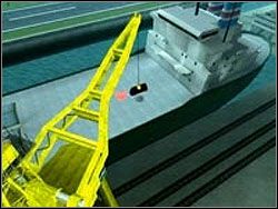 Wjeżdżając na nabrzeże skieruj się do żurawia portowego, zostaw pojazd u jego podstawy - GTA San Andreas: Export, kradzież pojazdów - solucja, opis przejścia - GTA San Andreas - poradnik do gry