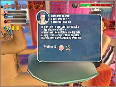 Każda postać przejawia wrażliwość na określone tematy. - Tematy rozmów | Porady | 7 Sins - 7 Sins - poradnik do gry