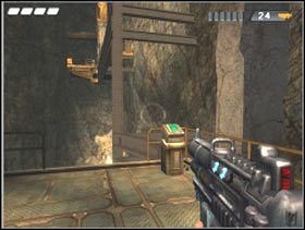 Aby przedostać się na jej drugi koniec musisz wezwać znajdującą się po przeciwnej stronie windę - Reservoir | Solucja Pariah - Pariah - poradnik do gry