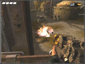 Po obejrzeniu filmu zlikwiduj towarzystwo przy beczkach zanim spostrzeże ono twoją obecność - Escape From Reservoir | Solucja Pariah - Pariah - poradnik do gry