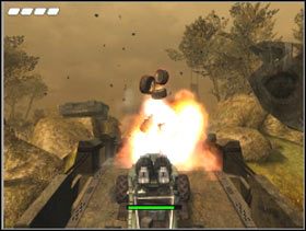 Cały ten etap to szaleńcza jazda i jednoczesny ostrzał - Hot Pursuit | Solucja Pariah - Pariah - poradnik do gry