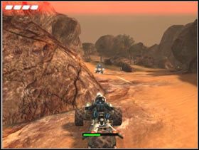 Chwilę po tym jak wstaniesz z ziemi pojawią się pierwsi wrogowie - Desert Thunder | Solucja Pariah - Pariah - poradnik do gry