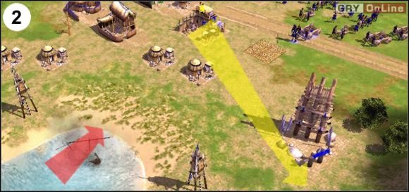 W (2) również będziesz atakowany, statki przeciwnika będą wysadzać wojsko na twoim terytorium - [Korea] Misja 3 cz.1 w Empire Earth II - Empire Earth II - poradnik do gry