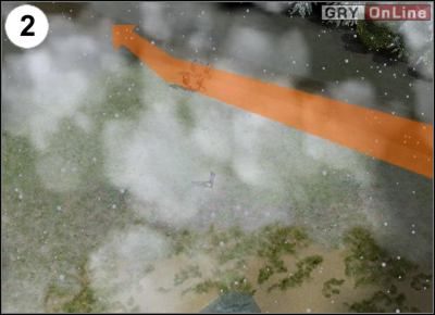 Jeden taki patrol zobaczysz w (2), jednak nie skręci on w lewo, więc i nie odkryje twoich budynków - [Korea] Misja 4 cz.1 w Empire Earth II - Empire Earth II - poradnik do gry