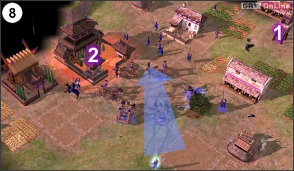 Gdy już dotrzesz do miasta przeciwnika, najpierw skup ogień na wieżyczce w [1] - [Korea] Misja 5 cz.3 w Empire Earth II - Empire Earth II - poradnik do gry