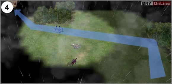 Omiń las z lewej strony, a potem szybko przebiegnij do następnego małego lasku po lewej - [Korea] Misja 6 cz.2 w Empire Earth II - Empire Earth II - poradnik do gry