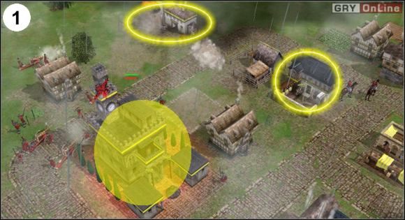 Musisz w odpowiedni sposób niszczyć wrogie budynki - niech artyleria niszczy wszelkie budynki mogące produkować jednostki (jak np - [Niemcy] Misja 4 cz.1 w Empire Earth II - Empire Earth II - poradnik do gry