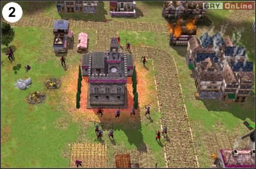 piechotą zacznij zajmować centrum miejskie, a resztą wojska wróć się do Gdańska - [Niemcy] Misja 5 cz.1 w Empire Earth II - Empire Earth II - poradnik do gry