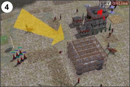 Później zacznij piechotą zajmować centrum miejskie i przyprowadź tu czym prędzej kilku obywateli - [Niemcy] Misja 5 cz.2 w Empire Earth II - Empire Earth II - poradnik do gry