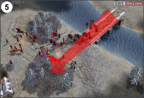 Najpierw dopilnuj, aby wszyscy przeszli przez most - grupuj armię na północy - [Niemcy] Misja 5 cz.2 w Empire Earth II - Empire Earth II - poradnik do gry