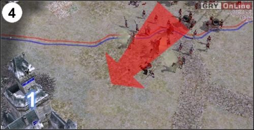 Musisz wiedzieć kiedy Napoleon przejdzie z neutralności we wrogość i już wcześniej zacząć wysyłać jednostki z Królewca do punktu (3) - [Niemcy] Misja 7 cz.2 w Empire Earth II - Empire Earth II - poradnik do gry