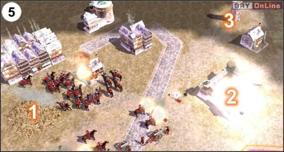 Gdy już będziesz miał pokaźną ilość wojska, ruszaj na północ, do (5) - [Niemcy] Misja 8 cz.2 w Empire Earth II - Empire Earth II - poradnik do gry