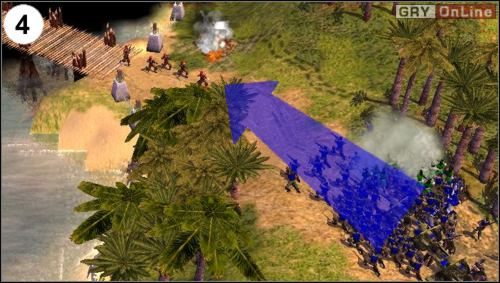 Idź z buntownikami do mostu w (4) - [Ameryka] Misja 1 cz.2 w Empire Earth II - Empire Earth II - poradnik do gry