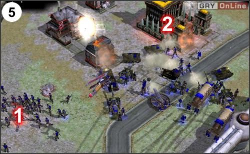 Przedrzyj się przez bunkry i jednostki do środka bazy przeciwnika - [Ameryka] Misja 2 cz.2 w Empire Earth II - Empire Earth II - poradnik do gry