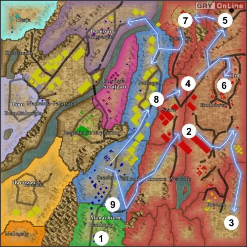 Chodzi tu o to, że jeśli szpiedzy trzykrotnie sabotują któryś z budynków w Hanowerze, Bonn, Monachium, Sztutgarcie czy Hamburgu, to dane terytorium zrywa z tobą sojusz - [Ameryka] Misja 5 cz.1 w Empire Earth II - Empire Earth II - poradnik do gry