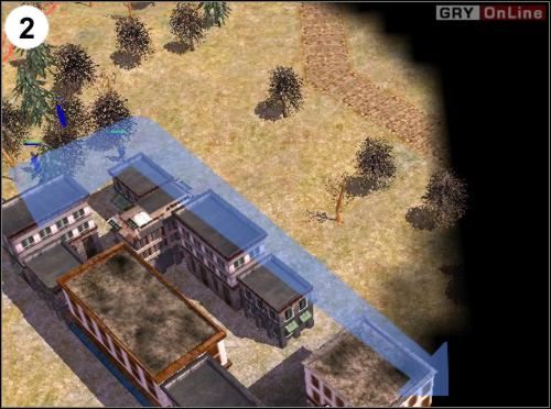 Podziel szpiegów na dwie grupy - niech ich piątka idzie na północ, do wspólnej (twojej i sowieckiej) bramy, do punktu (8) - [Ameryka] Misja 5 cz.1 w Empire Earth II - Empire Earth II - poradnik do gry