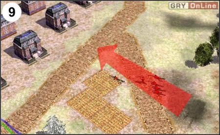 Spójrz do (9) - tu znajdować się będzie wspominana piechota - [Ameryka] Misja 5 cz.3 w Empire Earth II - Empire Earth II - poradnik do gry