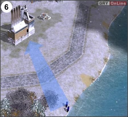 Wysadź szpiegów i zbierz dane z warsztatu Nowaja, pokazanego na obrazku - [Ameryka] Misja 6 cz.2 w Empire Earth II - Empire Earth II - poradnik do gry