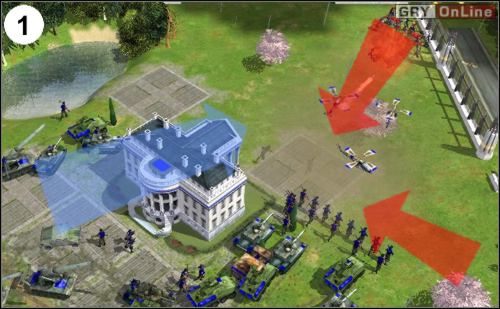 Biały Dom jest w niebezpieczeństwie - [Ameryka] Misja 7 cz.1 w Empire Earth II - Empire Earth II - poradnik do gry