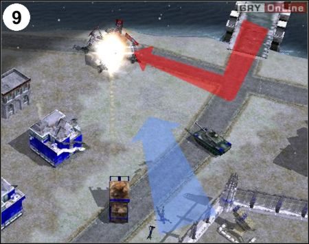 Blackworth zacznie uciekać w sowim wielkim pająkowatym HERCu - [Ameryka] Misja 7 cz.3 w Empire Earth II - Empire Earth II - poradnik do gry