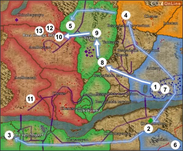 Na początku oczywiście zatrzymaj grę - [Ameryka] Misja 8 cz.1 w Empire Earth II - Empire Earth II - poradnik do gry