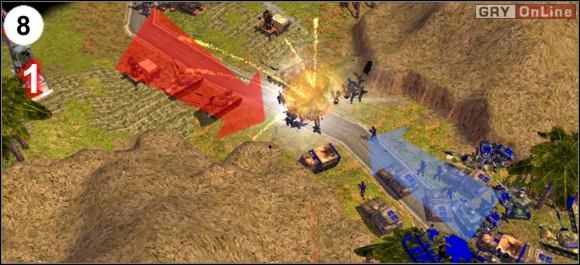 Przedrzyj się przez dżunglę, niszcząc wszystko co cię atakuje - [Ameryka] Misja 8 cz.2 w Empire Earth II - Empire Earth II - poradnik do gry