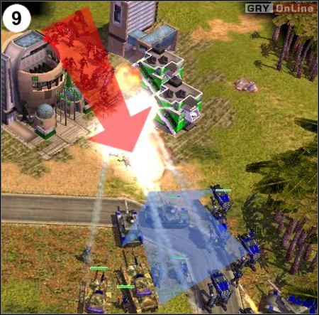 Potem udaj się do (9), tam w brazylijskim mieście czeka cię większe starcie z przeciwnikiem - [Ameryka] Misja 8 cz.2 w Empire Earth II - Empire Earth II - poradnik do gry