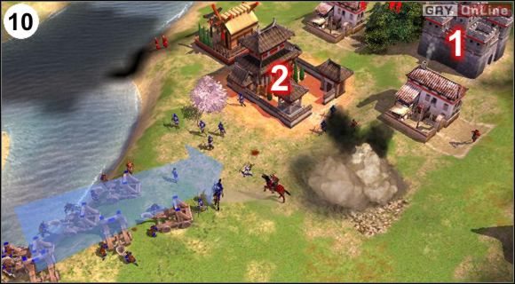 W końcu całą armię zbierz w (10) i ruszaj na terytorium, które jest twoim celem - [Punkty Zwrotne] Trzy królestwa - Wei cz.3 w Empire Earth II - Empire Earth II - poradnik do gry