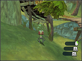 2. W okolicy kładki prowadzącej do Lodge (kawiarenki). - Main Campgrounds (1) | Lokalizacje przedmiotów | Psychonauts - Psychonauts - poradnik do gry