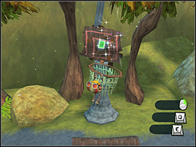 17. Nad koszem do gry przy parkingu. - Main Campgrounds (1) | Lokalizacje przedmiotów | Psychonauts - Psychonauts - poradnik do gry