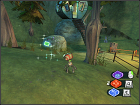 2. W pobliżu chatki sprzątacza. - Reception Area (1) | Lokalizacje przedmiotów | Psychonauts - Psychonauts - poradnik do gry