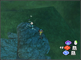 10. Nad drugim wyjściem z jaskini. - Reception Area (1) | Lokalizacje przedmiotów | Psychonauts - Psychonauts - poradnik do gry