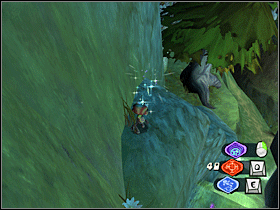 17. Kontynuuj wycieczkę po skałach. Przeskocz nad wodospadem, a znajdziesz tą kartę. - Reception Area (1) | Lokalizacje przedmiotów | Psychonauts - Psychonauts - poradnik do gry