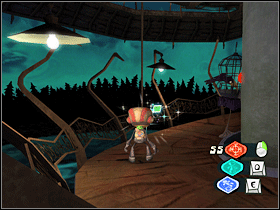 1. Przy klatce kruka-strażnika. - The Lab of Dr Loboto | Lokalizacje przedmiotów | Psychonauts - Psychonauts - poradnik do gry