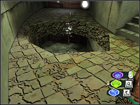 4. Idź dalej. W pewnym miejscu będziesz musiał przejechać po rurce na drugą stronę dziury. Stamtąd, aby iść dalej, musisz wskoczyć w dziurę w suficie. Znajduje się w niej karta. - Upper Floors (Asylum) (1) | Lokalizacje przedmiotów | Psychonauts - Psychonauts - poradnik do gry