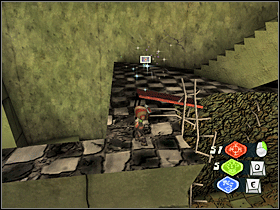 11. W tym samym pomieszczeniu, ale nieco wyżej. - Upper Floors (Asylum) (1) | Lokalizacje przedmiotów | Psychonauts - Psychonauts - poradnik do gry