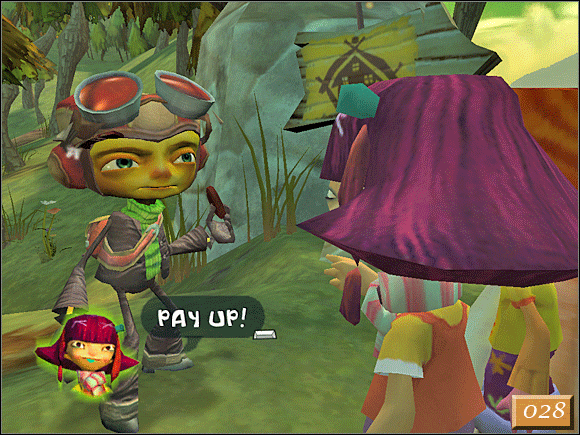 Od pierwszej osoby, którą spotkasz (wygląda znajomo, prawda - Obozowisko (2) | Solucja | Psychonauts - Psychonauts - poradnik do gry