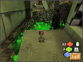 Po raz kolejny użyj lewitacji, by wskoczyć wyżej - Thorney Towers (1) | Solucja | Psychonauts - Psychonauts - poradnik do gry