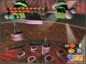 Na zewnątrz pozbieraj fikcje, odwiedź bagaż pierwszy i bagaż drugi - Meat Circus (1) | Solucja | Psychonauts - Psychonauts - poradnik do gry