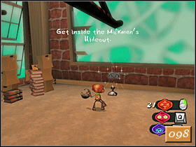 Wyposaż się w strzelbę i przejdź przez parking - The Milkman Conspiracy (2) | Solucja | Psychonauts - Psychonauts - poradnik do gry