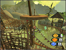 12. Tą kartę możesz zdobyć dopiero po uzyskaniu umiejętności Lewitacja (Levitate). Kontynuuj od poprzedniej karty swą wycieczkę po dachu (użyj huśtawki). Wkrótce powinieneś znaleźć tą kartę. - Boathouse and Beach (1) | Lokalizacje przedmiotów | Psychonauts - Psychonauts - poradnik do gry