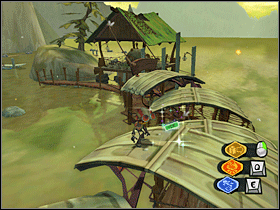 13. Tą kartę możesz zdobyć dopiero po uzyskaniu umiejętności Lewitacja (Levitate). Kontynuuj od poprzedniej karty swą wycieczkę po dachu. Wkrótce powinieneś znaleźć tą kartę. - Boathouse and Beach (1) | Lokalizacje przedmiotów | Psychonauts - Psychonauts - poradnik do gry