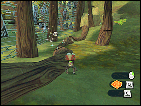 5. Dalej wzdłuż ogrodzenia. W tej okolicy możesz spotkać niedźwiedzia; rozwal go, jest agresywny. - GPC and Wilderness (1) | Lokalizacje przedmiotów | Psychonauts - Psychonauts - poradnik do gry