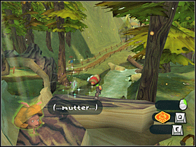 8. Nad wielkim, pustym pniem - kładką na rzece. Wdrap się na górę i złap kartę. - GPC and Wilderness (1) | Lokalizacje przedmiotów | Psychonauts - Psychonauts - poradnik do gry